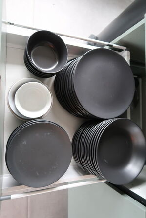 Div. Glas, kopper, tallerkner m.m.