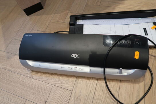 Lamineringsmaskine GBC Fusion 3000L samt skæremaskine