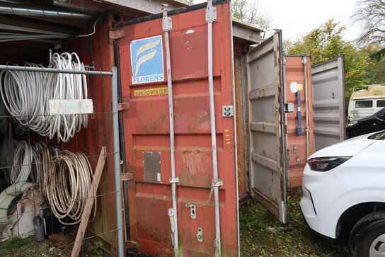20 fods isoleret container uden indhold (læs beskrivelse)