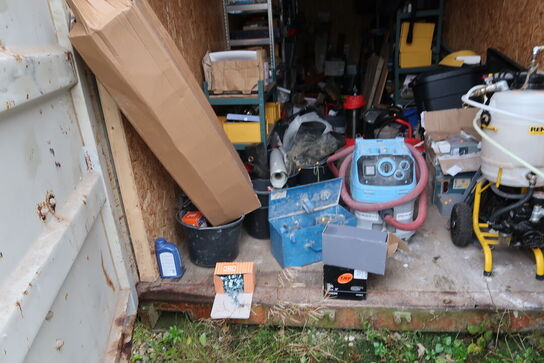 20 fods isoleret container uden indhold (læs beskrivelse)