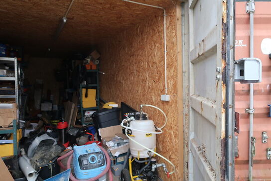 20 fods isoleret container uden indhold (læs beskrivelse)