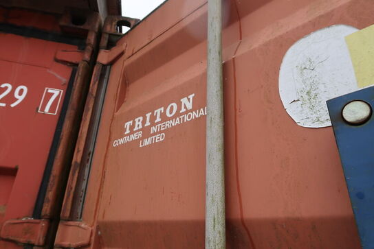 20 fods isoleret container uden indhold (læs beskrivelse)