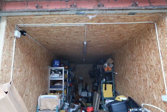 20 fods isoleret container uden indhold (læs beskrivelse)