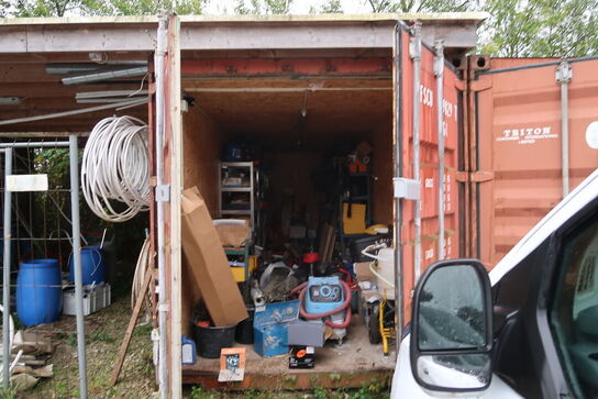 20 fods isoleret container uden indhold (læs beskrivelse)