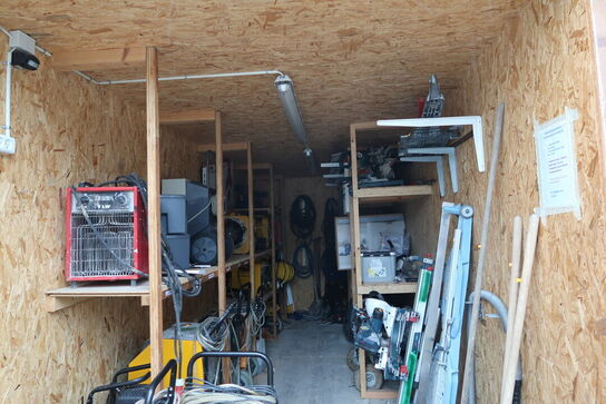 20 fods isoleret container uden indhold (læs beskrivelse)