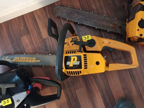 4 stk. Kædesave PARTNER