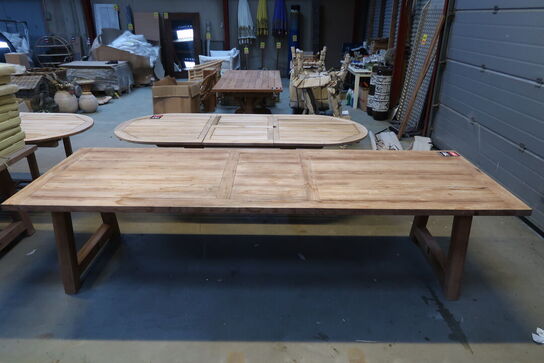 Havebord i teaktræ - 300 cm (Udstillingsmodel)