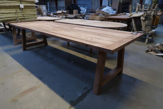 Havebord i teaktræ - 300 cm (Udstillingsmodel)