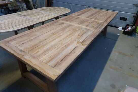 Havebord i teaktræ - 300 cm (Udstillingsmodel)