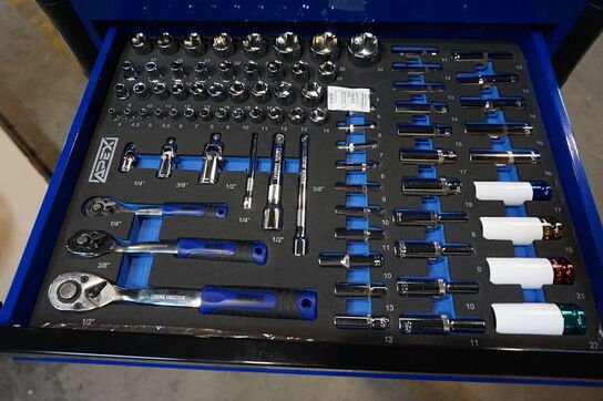 APEX Værktøjsvogn XXL Edittion Blue 7HS6G-Blue 