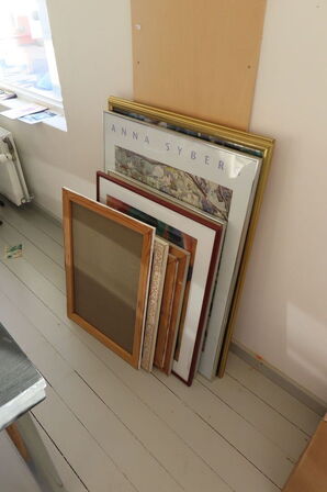 9 stk. Billeder/malerier 