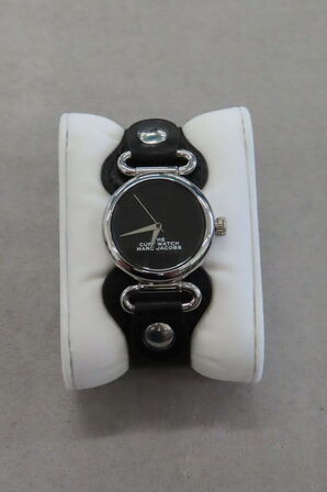 Armbåndsur Marc Jacobs  i Blank Sort og Rustfrit Stål