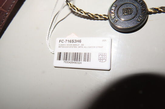 Frederique Constant Herreur Med Månefasefunktion Og Læderrem