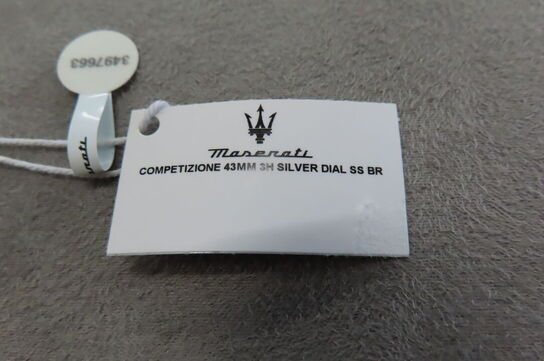 Maserati Compitizione 43mm Herreur i Stål