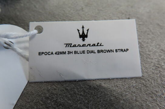 Maserati Epoca 42mm Ur Med Brun Rem