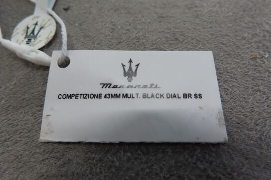 Maserati Competizione 43mm Multi Black Dial Ur