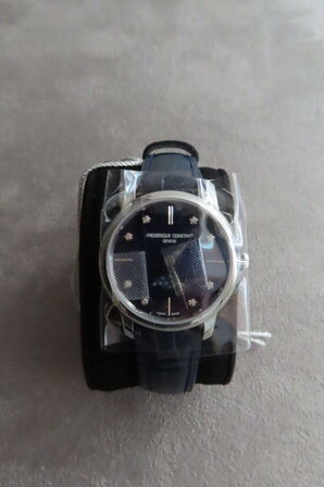 Frederique Constant Dameur Med Blå Rem