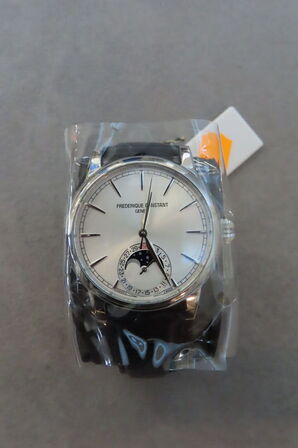 Frederique Constant Herreur Med Månefasefunktion Og Læderrem