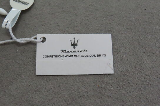 Maserati Compitizione Herreur Med Blå Skive