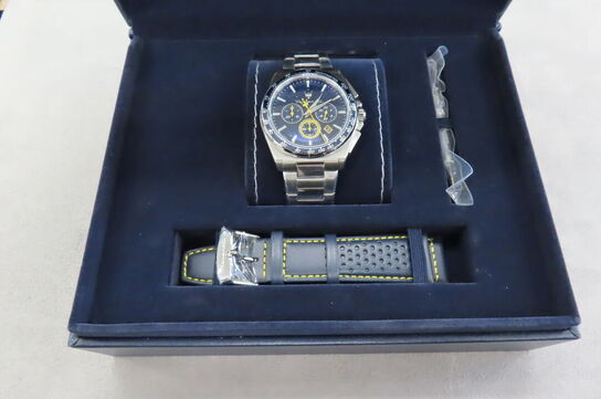 Maserati Herreur Med Ekstra Rem og Original Emballage