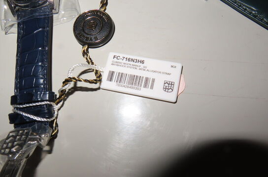 Ur Frederique Constant Med Sort Rem Og Mærkat