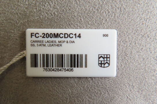 Dameur Frederique Constant Med Rem I Læder