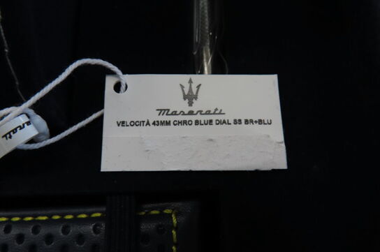 Herreur Maserati Med Ekstra Rem og Original Emballage