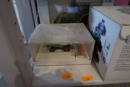 2 stk. legetøjstraktorer FENDT, CLAAS