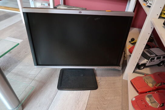 Computerskærm HP, pladeafspiller QUARTZ LOCK QL-A200