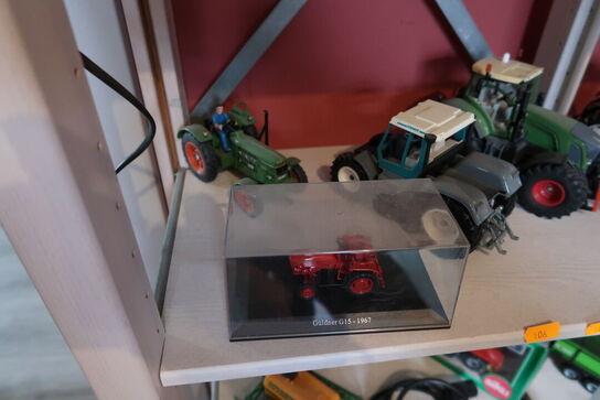 4 stk. legetøjstraktorer GULDNER m.fl.