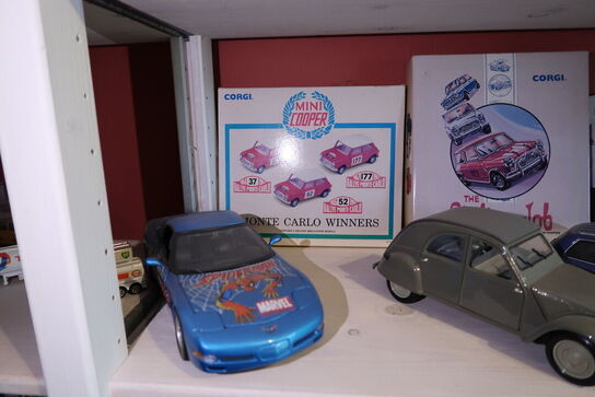 8 stk. legetøjsbiler