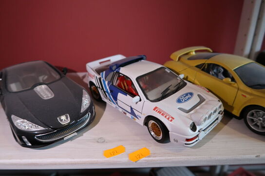 4 stk. legetøjsbiler