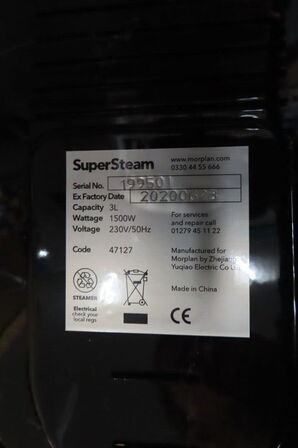 Tøjdamper SUPERSTEAM