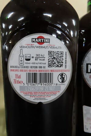 6 fl. Vermouth MARTINI