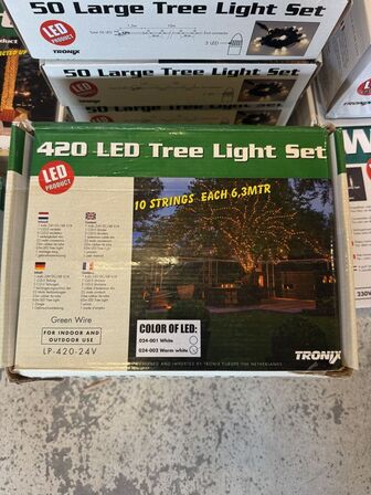 Parti Tronix LED lyskæder m.m.