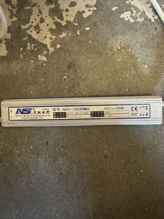 2 sæt løbelys med 4 stk. i hvert sæt