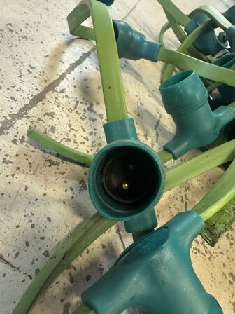 Lyskæde med fladkabel