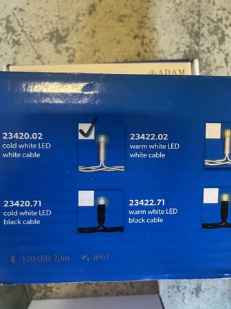 Parti ADAM LED lyskæder m.m.