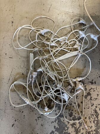 2 sæt løbelys med 4 stk. i hvert sæt