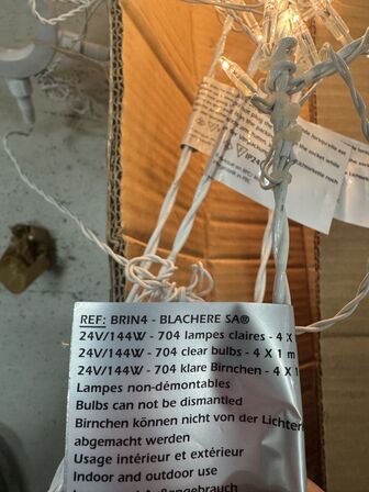 4 stk. Blanchere lysgrene