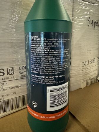 432 stk. Salmiakspiritus 1L