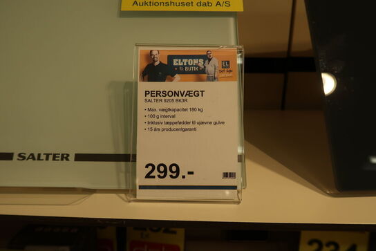 Salter 9205 BK3R badevægt 