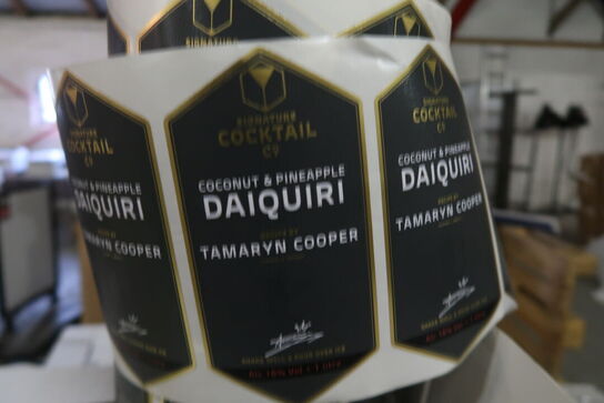 282 flasker blandet spiritus - 1 Liter flasker