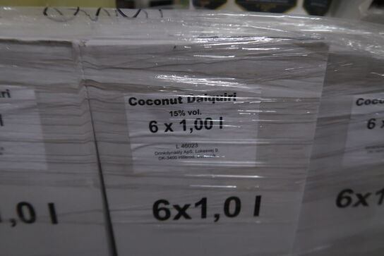 282 flasker blandet spiritus - 1 Liter flasker