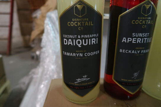 153 flasker blandet spiritus - 1 Liter flasker