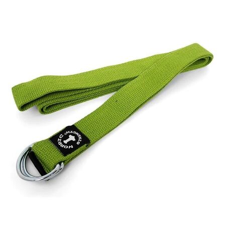 10 stk. Yogabælte med metallukning - Grøn