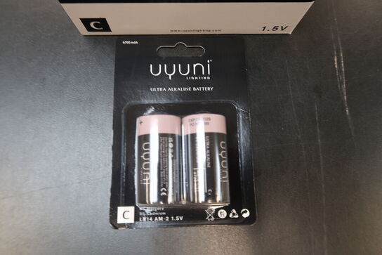 6 pk. Uyuni Lighting C batterier 2 Stk.
