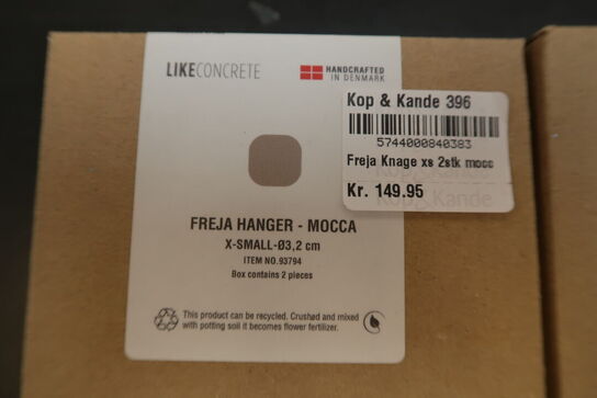 2 pk. LIKEconcrete Freja knage 2 stk. xtra lille 