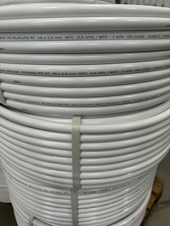 3x100 meter Varmeslanger ALUPEX-slanger 16x2,0 mm