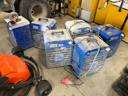 6 Stk. DVA Varme kanoner